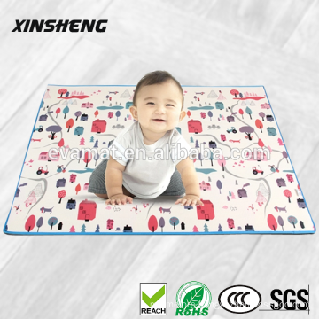 SGS EN71 certification, PU material kids play mats, baby crawling mats